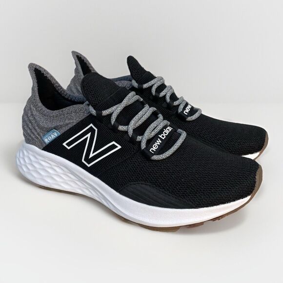 New Balance Womens 6 Fresh Foam Roav Tee Shirt Running Shoes Black/Gray WROAVTK - Picture 9 of 9